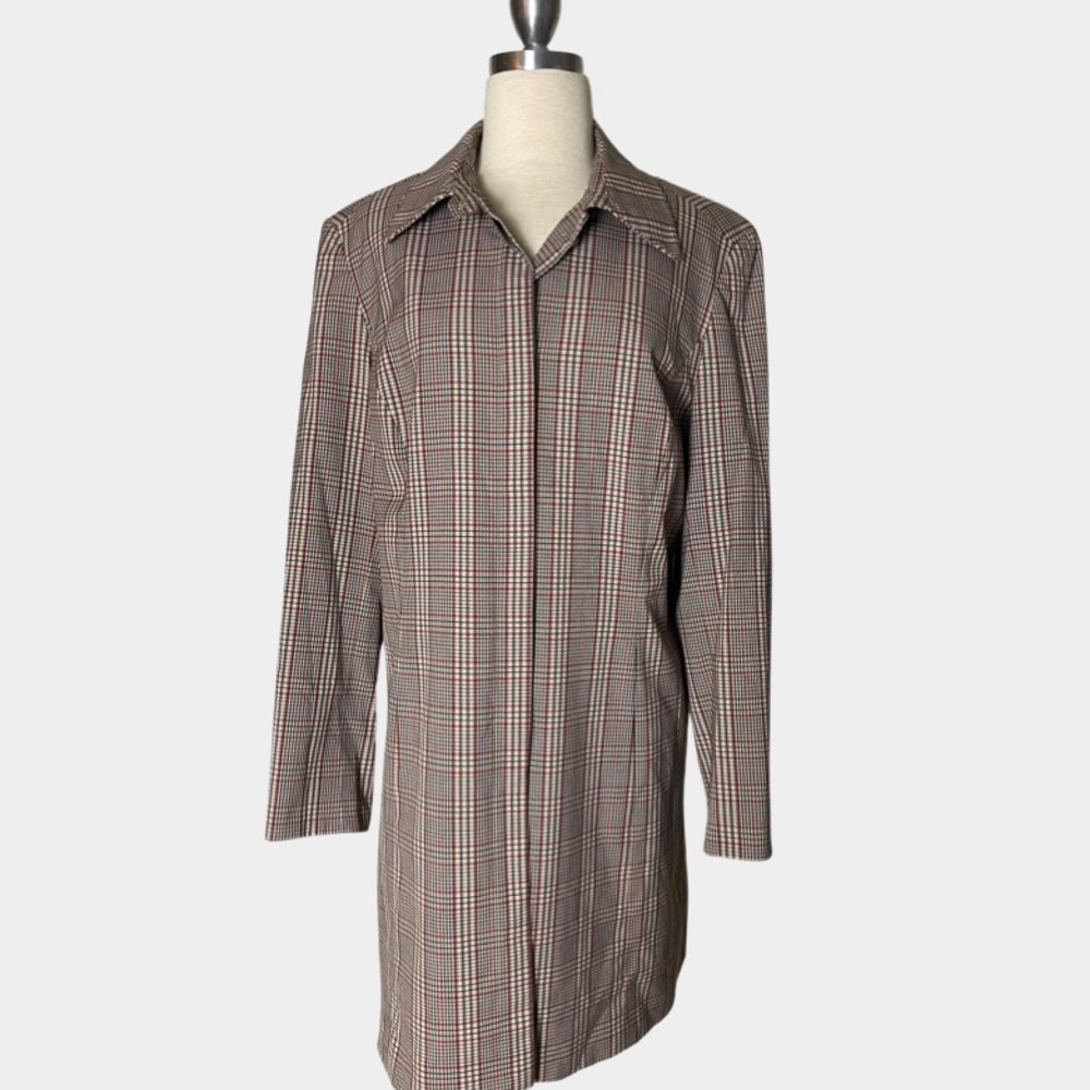 Jones Wear Outer Plaid Coat Size 12